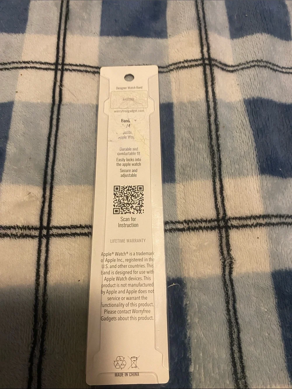 Designer Two-Tone Stainless Steel Watch Band for Apple Watch - Silver & Gold